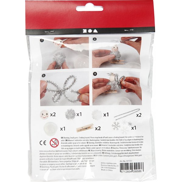 Mini DIY Kit - ängel på klämma Mini DIY Kit - ängel på klämma