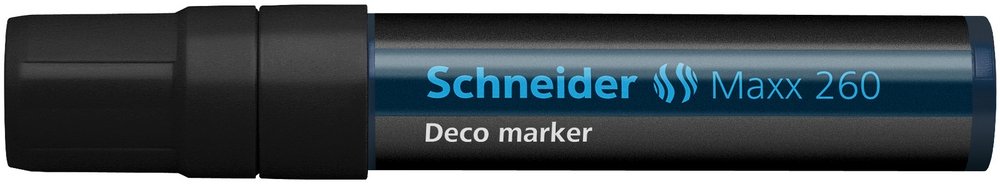 Maxx 260 Kridtmarker (5 + 15 mm) - Sort - Markørpenne, Penne, Penne, kridt & tusch
