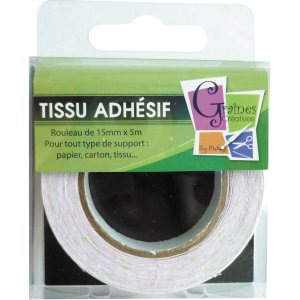 Tygtejp med klisterpunkter, rosa 15 mm x 5 m Tygtejp med klisterpunkter, rosa 15 mm x 5 m