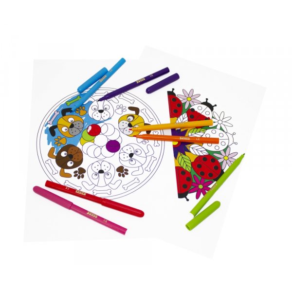 M�larbok Mandala - Sense