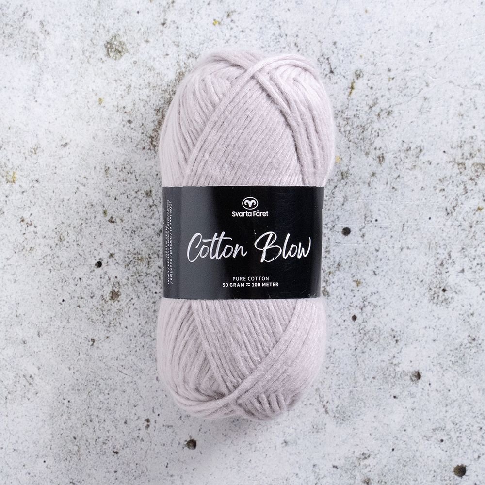 Cotton Blow 50g Earl Greyed - Bomullsgarn, Garn, Sticka & virka