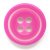 Knapp Rund 4-hulls 14 mm 6stk - Rosa med hvit ring