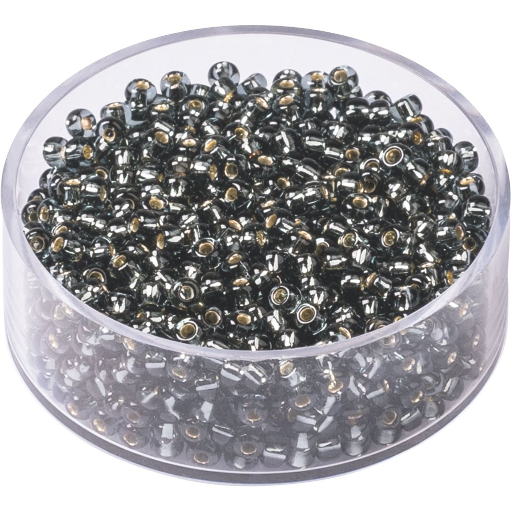 Boheme rocailleperler 2,5 mm 17 g - Sølvsort - Blandinger af rocaillesperler, Rocaillesperler, Håndværk