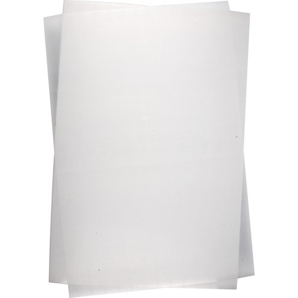 Krympplastark - Blank transparent - 10 ark Krympplastark - Blank transparent - 10 ark