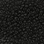 Rocaillepärlor 3 mm Matt Frozen Svart 25 g Rocaillepärlor 3 mm Matt Frozen Svart 25 g