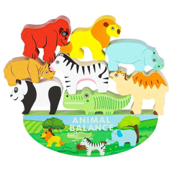 Balansspel Safari Djur Tr� 12 x 1,5 x 4 cm