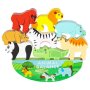 Balansspel Safari Djur Tr� 12 x 1,5 x 4 cm
