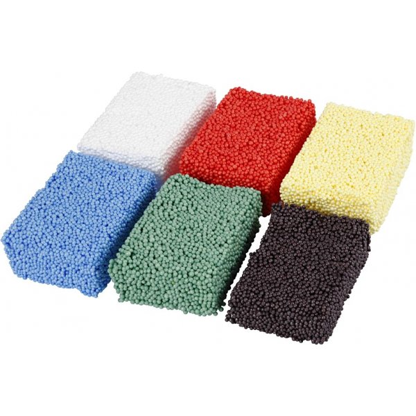Soft Foam - standardfärger - 6 x 10 g Soft Foam - standardfärger - 6 x 10 g