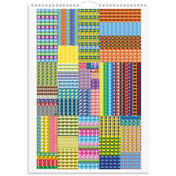 Familiekalender 24/25 - Klistremerker Familiekalender 24/25 - Klistremerker