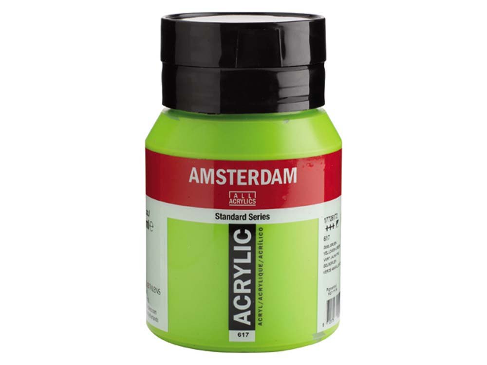 Amsterdam Akrylmaling 500 ml - Gullig Grøn - Akrylfarver, Kunstnerfarver