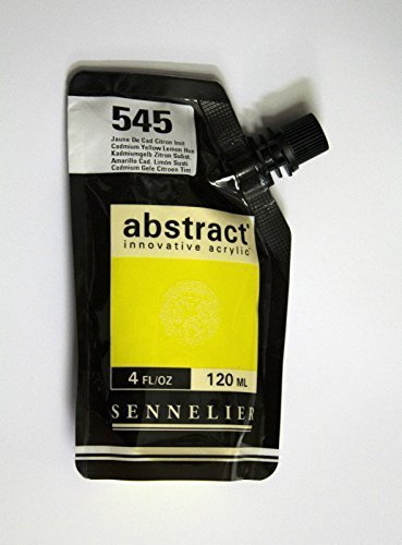 Akrylfärg Sennelier Abstract 120ml - Cad. Yellow Lemon Hue (545) - Akrylfärger, Konstnärsfärger