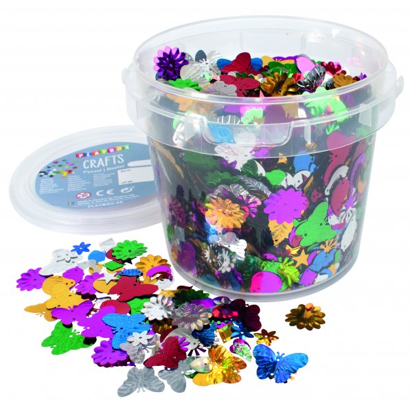 Paljetter blandade - 500 g Paljetter blandade - 500 g