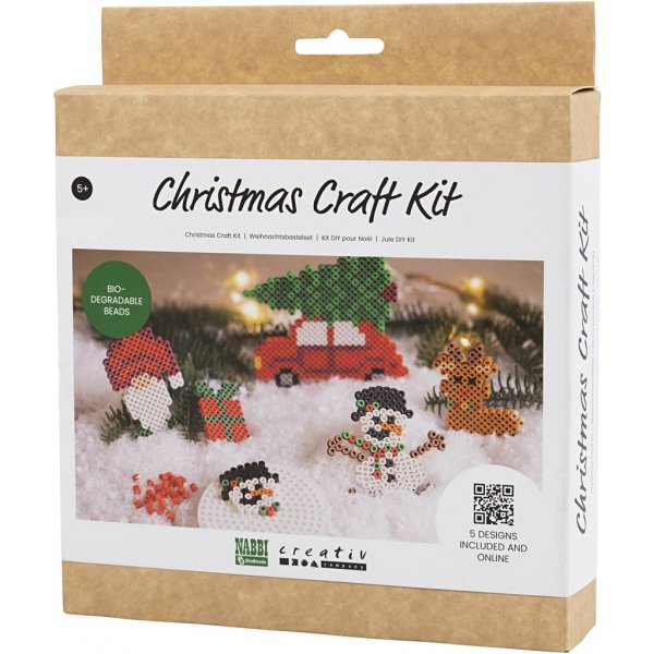 DIY Kit NABBI BioBeads - Julbil - ren - snögubbe - tomtenisse och julklapp DIY Kit NABBI BioBeads - Julbil - ren - snögubbe - tomtenisse och julklapp