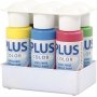 Plus Color Hobbymaling - primrfarger - 6 x 60 ml