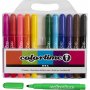 Colortime blyanter - standardfarger - 2 mm - 12 stk