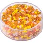Rocaillesp�rlor 2,5 mm, 17 g, gul/orange/guld