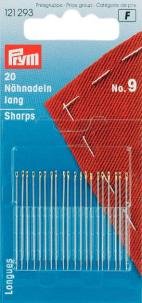 Synåle Skarpe 9 Si/Guldfarve 0,60x34 mm 20-pak - Synåle, Nåle, Sytilbehør