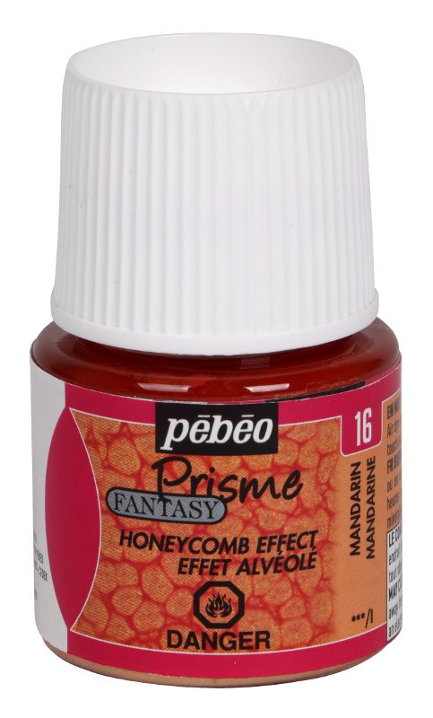 Dekorfarge - Pebeo - Mandarin - Maling med honeycomb-effekt, Dekor farge, Effekt- & teksturfarger, Hobbymaling