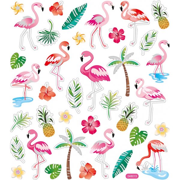 Klistermärken - flamingo Klistermärken - flamingo
