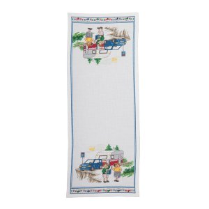 Broderisett campingvogn ferieløper 29x74 cm Broderisett campingvogn ferieløper 29x74 cm