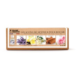 Doftoljor för ljus 5-pack, 27 ml - blomma och krydda Doftoljor för ljus 5-pack, 27 ml - blomma och krydda