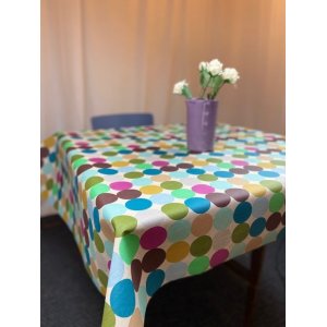 Textilvaxduk prickmönster 140 cm Textilvaxduk prickmönster 140 cm