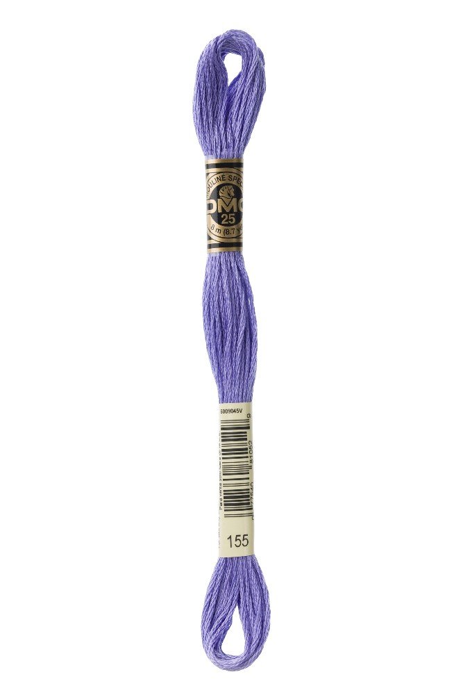 Moulinegarn DMC - Färg: 155 - Broderigarn, Garn, Sticka & virka