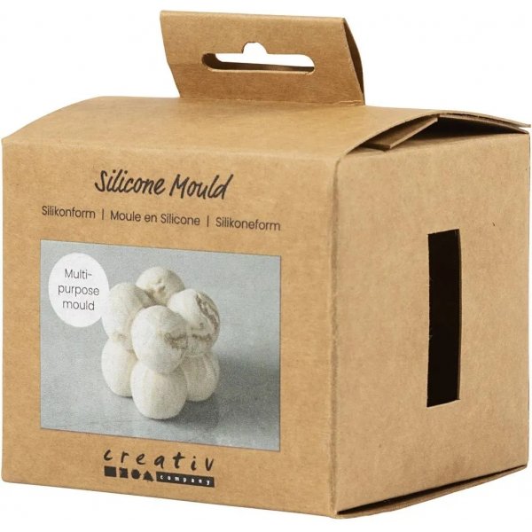Silikonform - Fyrkantig med bubblor Silikonform - Fyrkantig med bubblor