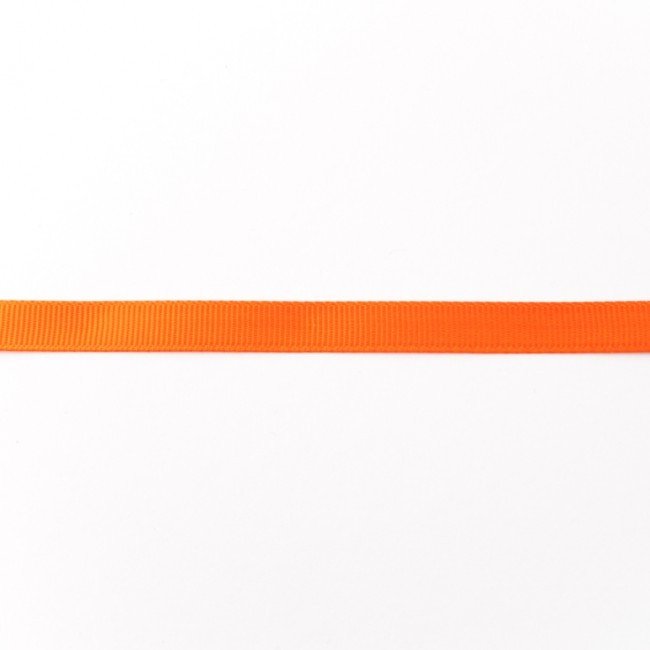 Dekorbånd - Riflet Uni 10 mm - Orange - Dekorationsbånd - Øvrige, Bånd & dekorationsbånd, Tekstilbånd & snor