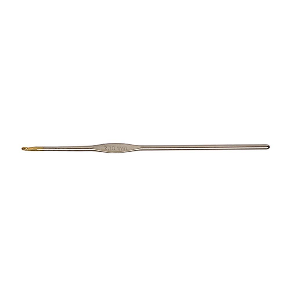 Hæklenåle med Udstanset håndtag - Stål 0,75 mm - Hæklenåle, Hækling, Strikke, hækle, knytte og væve