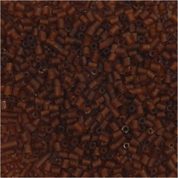 Rocaillepärlor 2-cut 1,7 mm Brun 25 g - Glaspärlor Rocaillepärlor 2-cut 1,7 mm Brun 25 g - Glaspärlor