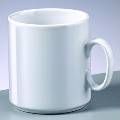 Porslin 8,5 cm (0,3 l) - vita Kaffemuggar