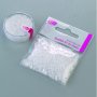 Rocaillesprlor matta genomskinliga  2,6 mm - vit