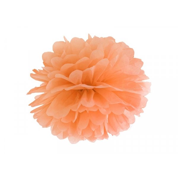 Pompom - Ljusorange 35 cm