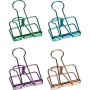 Kl�mma f�r dekoration 4-pack, stora, metallf�rger