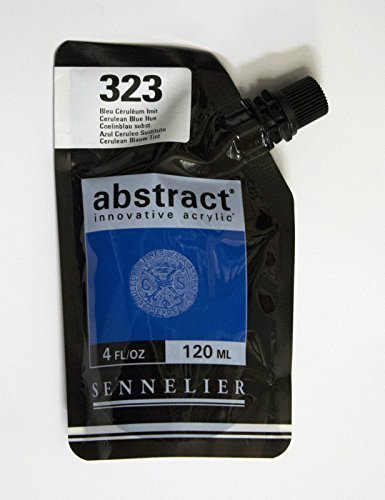 Akrylfärg Sennelier Abstract 120ml - Cerulean Blue Hue (323) - Akrylfärger, Konstnärsfärger