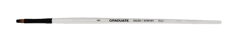 Akrylpensel Graduate Synthetic Bright LH - 6 - Akrylpensler, Pensler