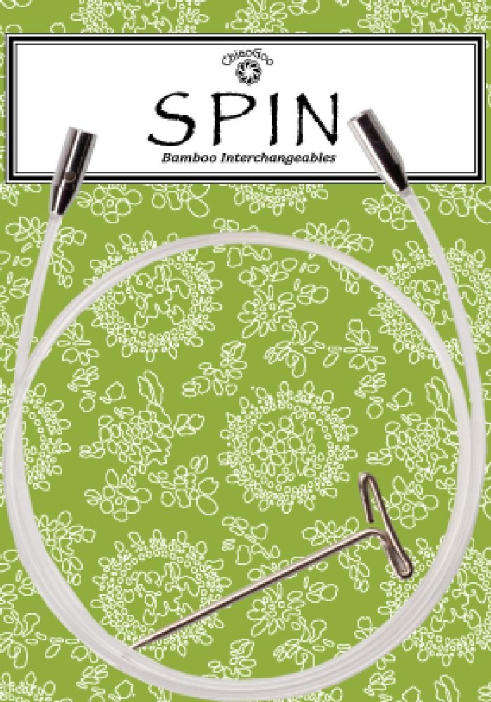 Nylonkabel Spin 75 cm - Stort - Kabelpinde, Strikketilbehør, Strikning, Strikke, hækle, knytte og væve