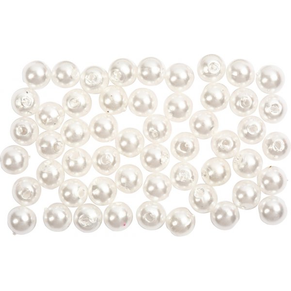 Vaxpärlor - pärlemor - 5 mm - 100 st Vaxpärlor - pärlemor - 5 mm - 100 st