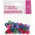 Set med 10 plastknappar i blandade f�rger, storlek 20 (12 mm)