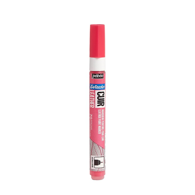 Læderfarve - Pebeo - Fluorescerende pink - Læder farver, Kunstnerfarver