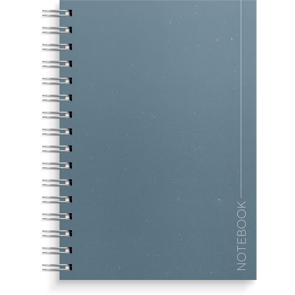 Notesbog - A5 - Blå - Notesbøger, Kontorartikler