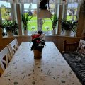Kundbild Vaxduk PVC Slinga - Beige/Gr�n: Tycker mycket om den h�r duken...