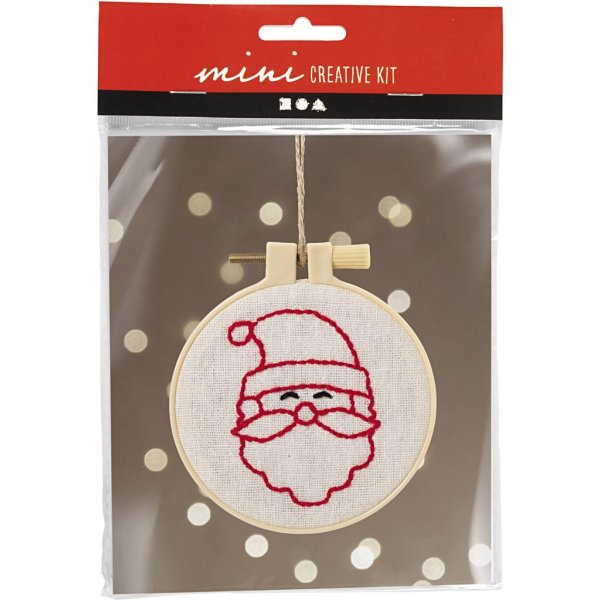 Mini DIY Kit Broderi - Jultomte Mini DIY Kit Broderi - Jultomte