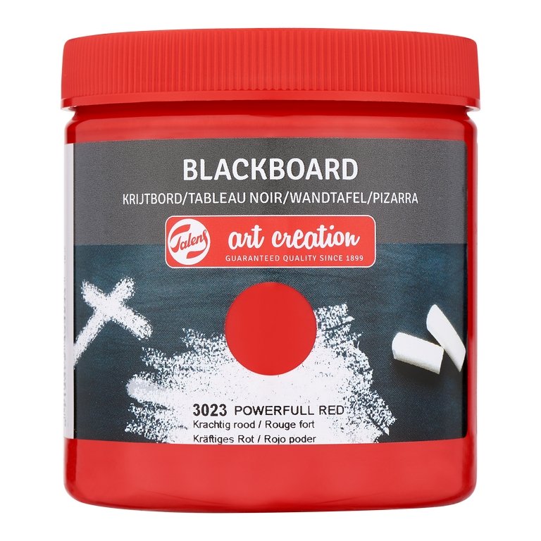 Griffelmaling 250 ml - Powerful Red - Griffelfarve, Effekt- & strukturfarver, Hobbyfarve