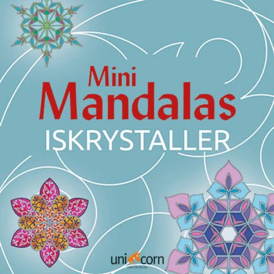 Malebok Mandalas Mini - Iskrystaller