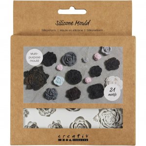 Silikonform Rosor 0,8�4 cm