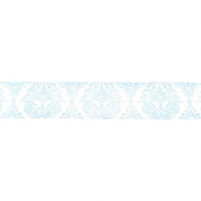 Dekorbånd - Ornament, Bomuld - Blå - Dekorationsbånd - Øvrige, Bånd & dekorationsbånd, Tekstilbånd & snor