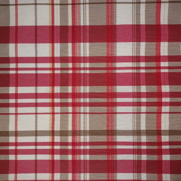 Vaxduk textil klassisk rutig r�d 140 cm