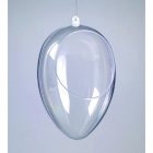 Plastform 160 mm - kristallklar gg, ppen p ena sidan (PS